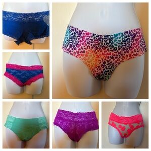 VICTORIAS SECRET Women's Lace Hipster & Cheeky Panties